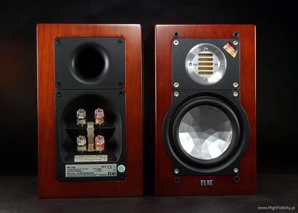 ELAC BS 243 cherry veneer